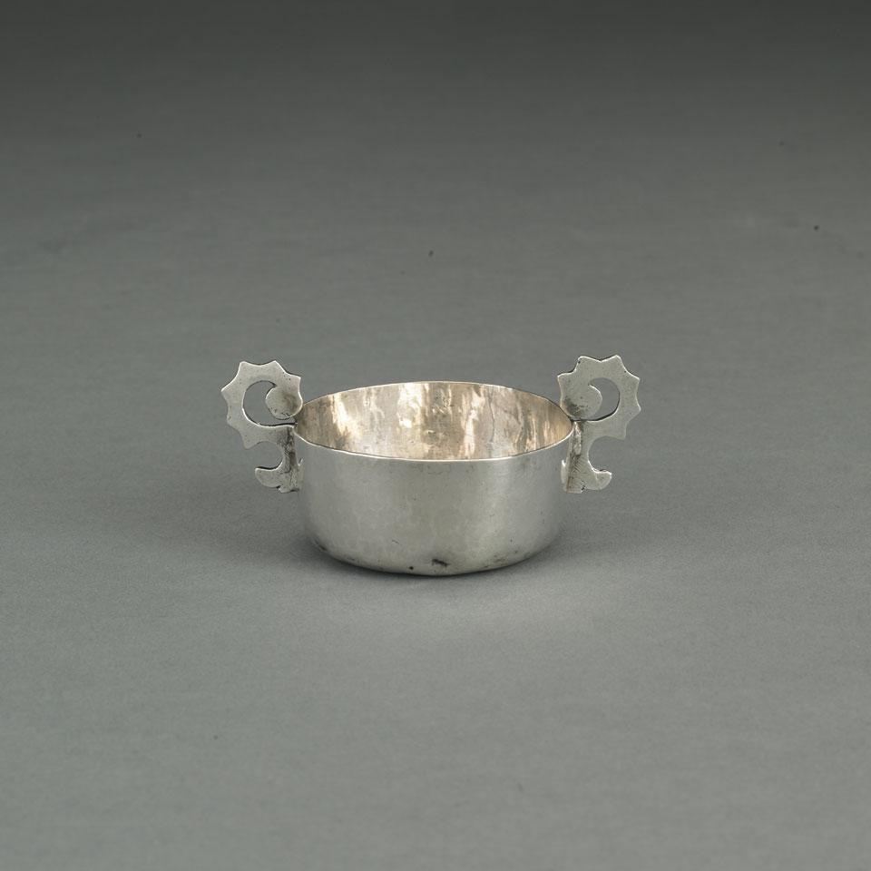Spanish Silver Two-Handled Small Bowl, probably Salamanca, 1759