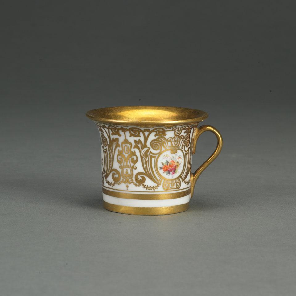 Russian Imperial Porcelain Cup, period of Nicholas I (1825–55)