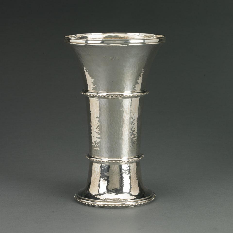 Edwardian Silver Vase, John Bodman Carrington, London, 1903
