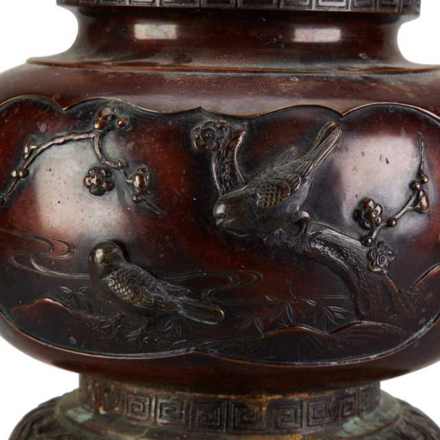Bronze Censer, Taisho Period, Circa 1915