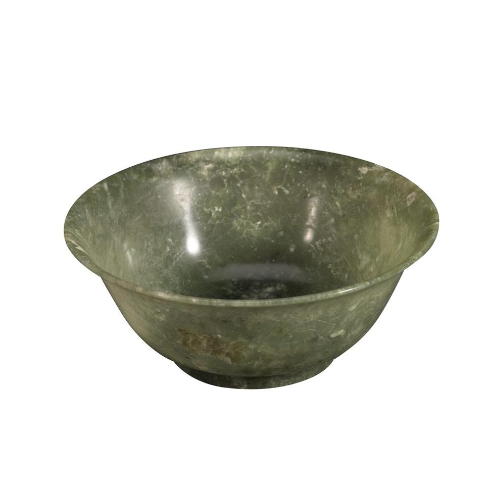 Nephrite Carved Bowl