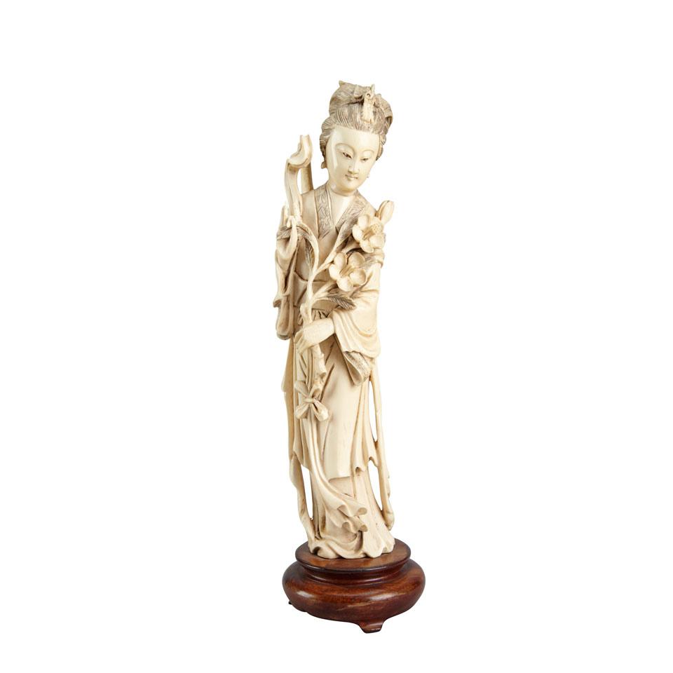 Ivory Carved Maiden