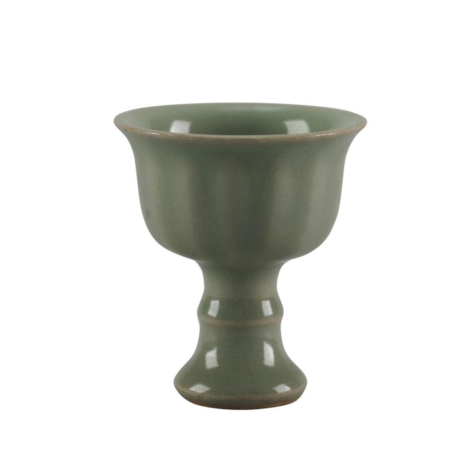 Longquan Stem Cup, Ming Dynasty