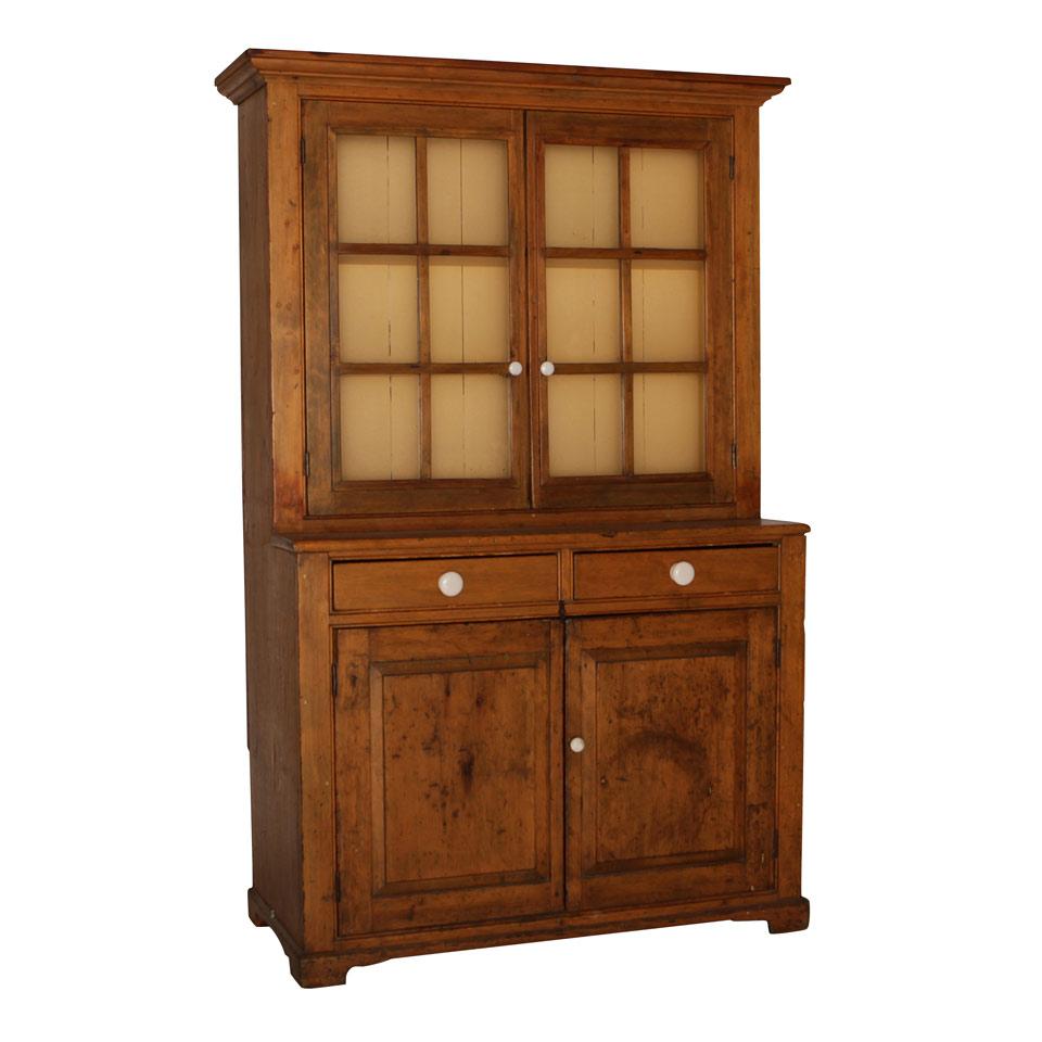 Nineteenth Century Canadian Pine Flat to the Wall Cabinet