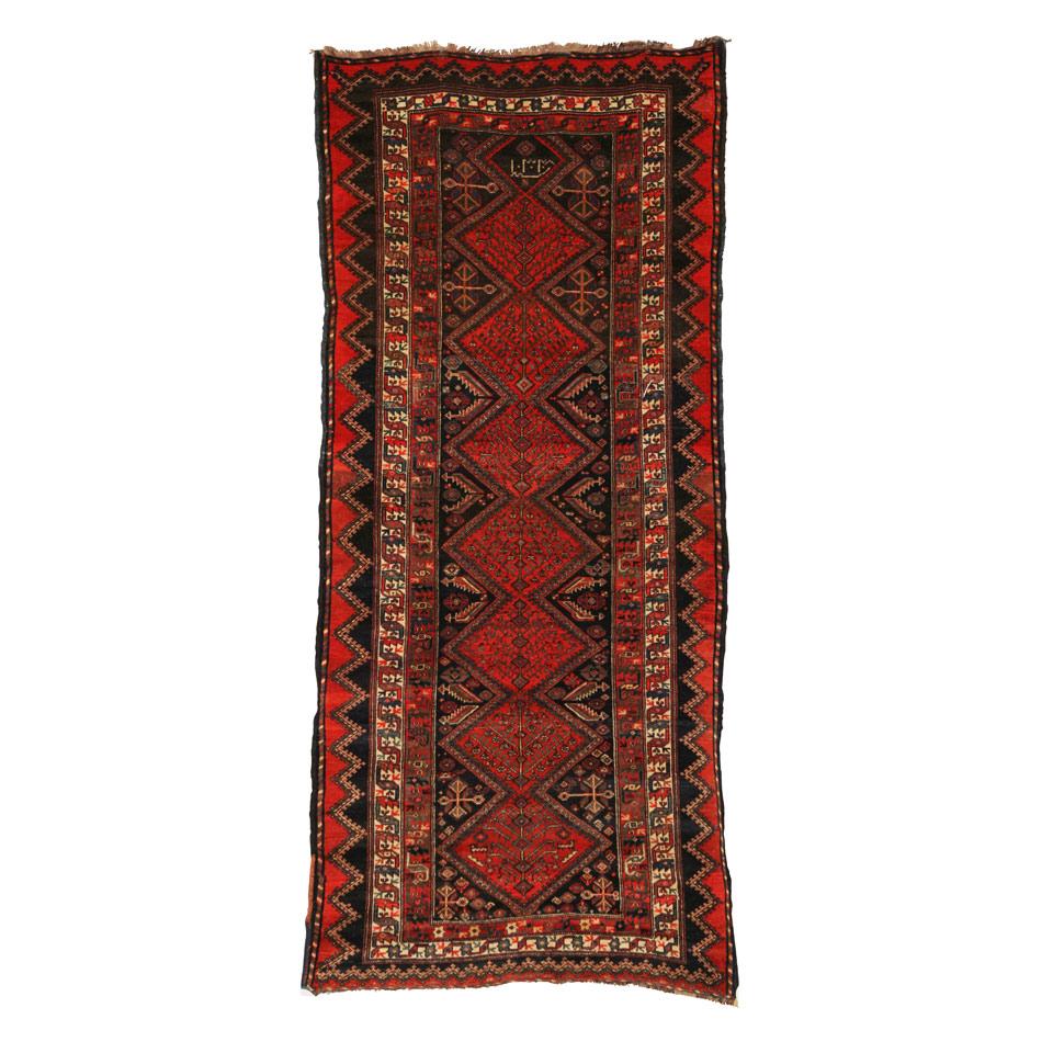 Bakhtiari Long Rug, dated 1327 (1910)