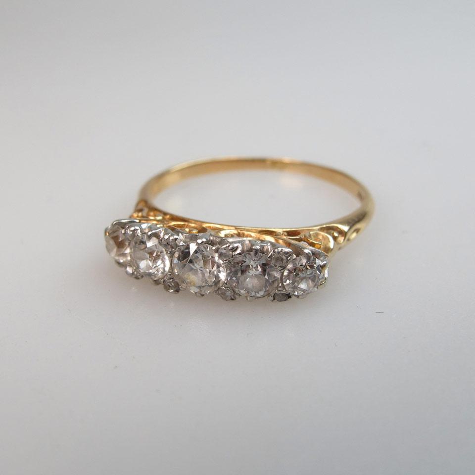 Birk’s 18k Yellow And White Gold Ring