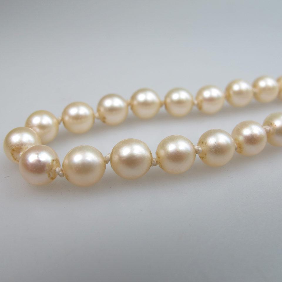 Single Strand Of Cultured Pearls