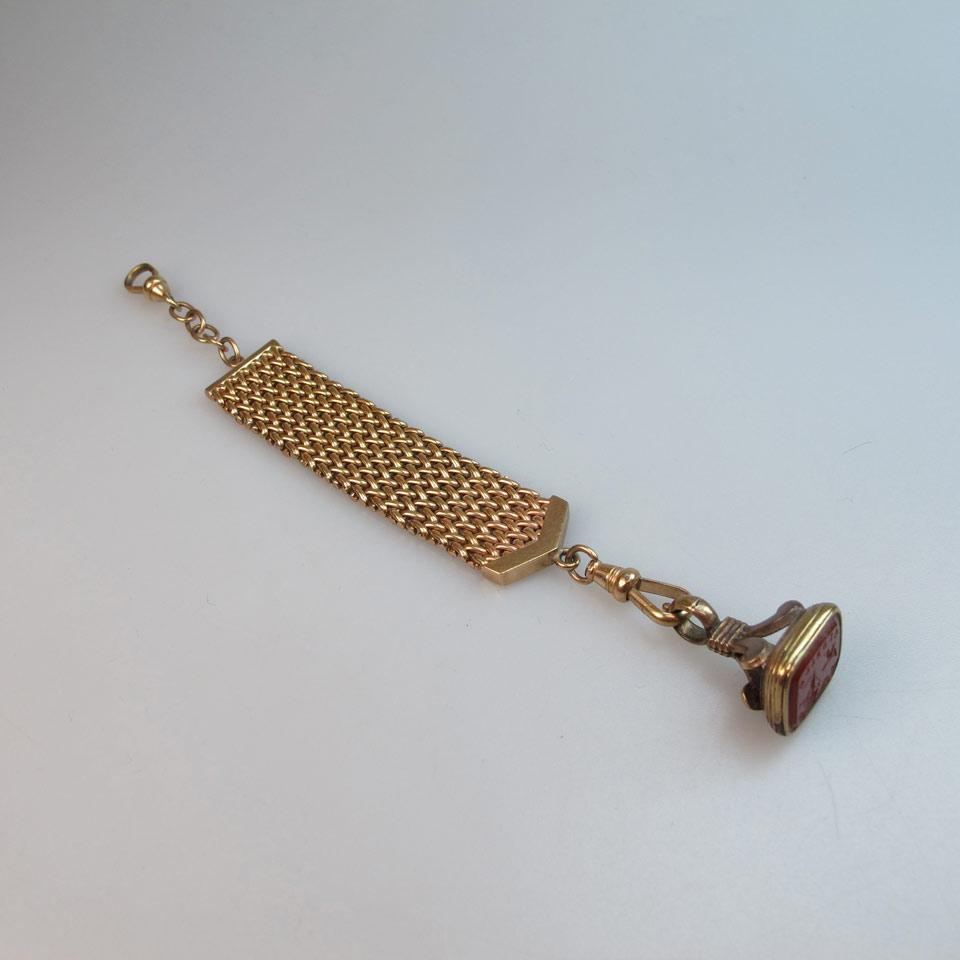 10k And 14k Yellow Gold Watch Fob
