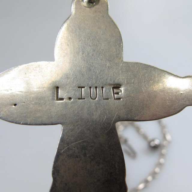 Lupe Iule San Felipe Sterling Silver Cross Pendant
