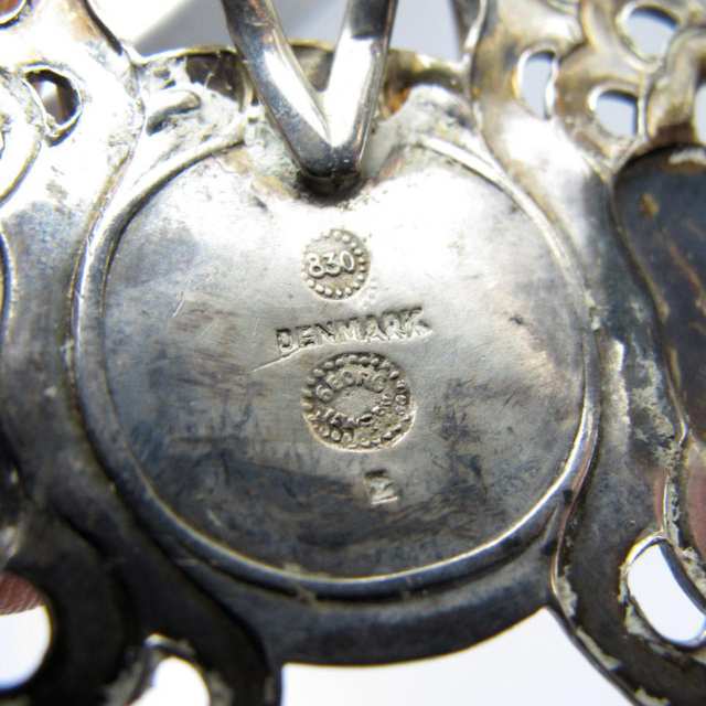 Georg Jensen Danish 830 Grade Silver Brooch