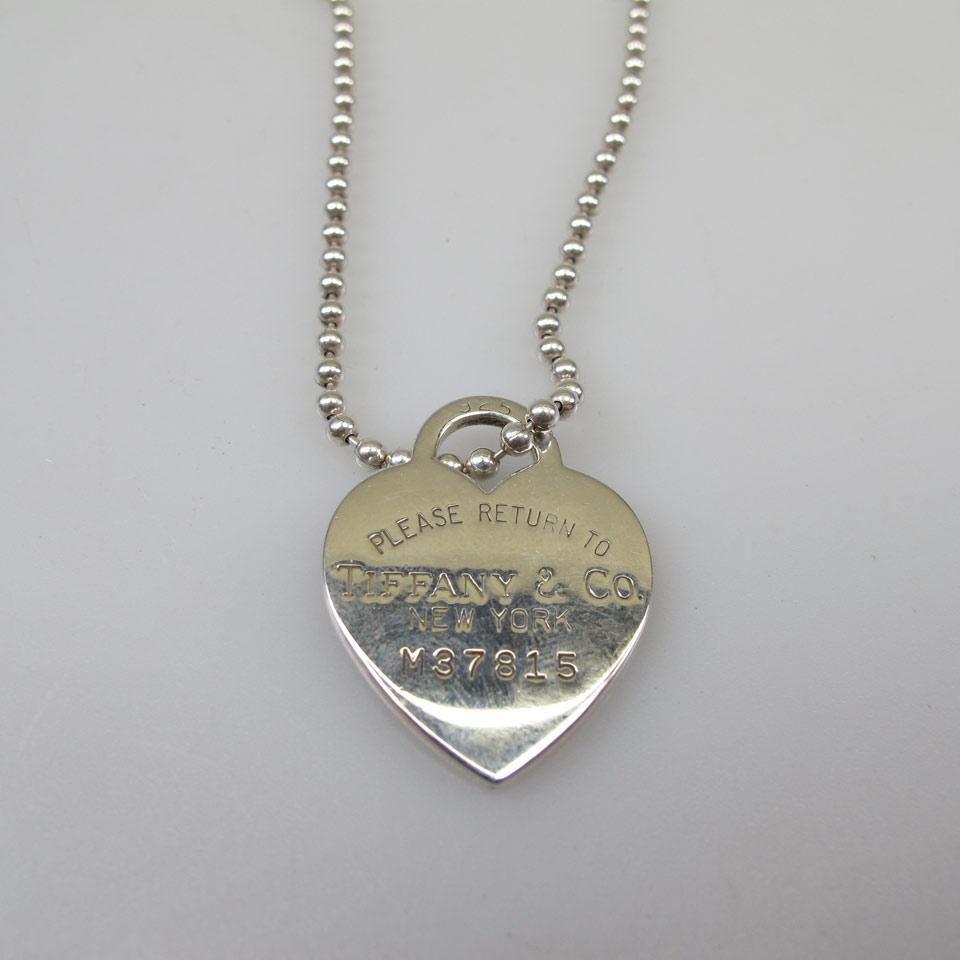 Tiffany & Co. Sterling Silver Heart Tag Pendant