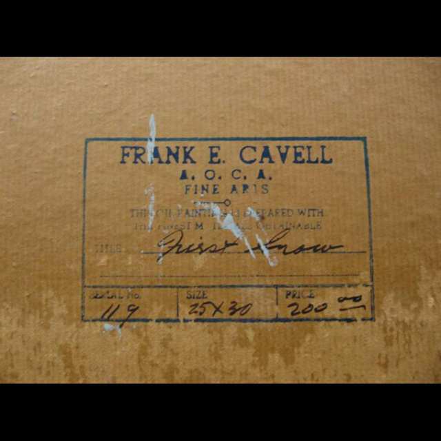 FRANK E. CAVELL (CANADIAN, 1909-?)  
