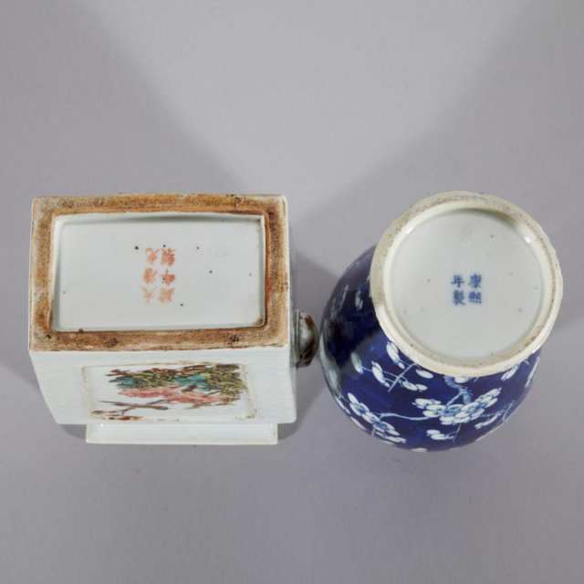 Three Porcelain Wares, Early 20th Century