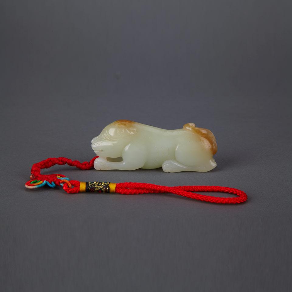 Jade Carving of a Dog