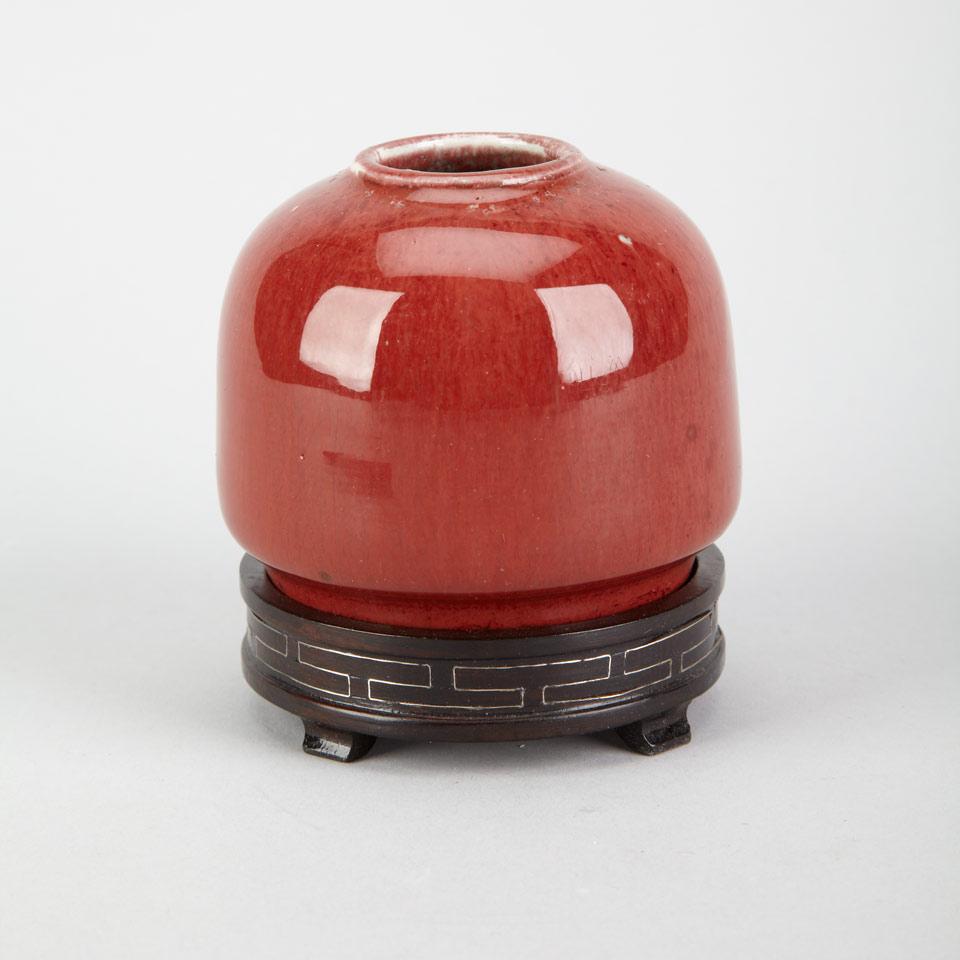 Copper Red Glazed Waterpot, 19th Century