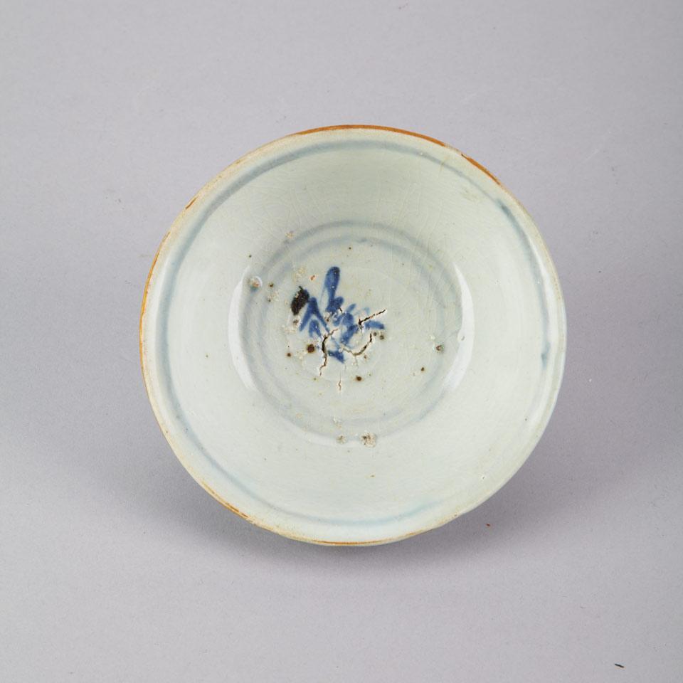 Blue and White Bowl, Ming Dynasty, 16th/17th Century