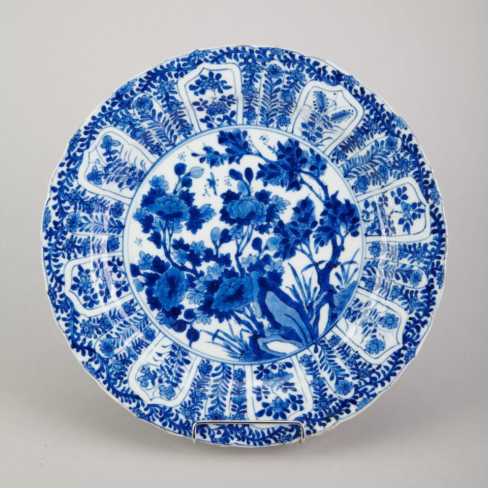 Blue and White Plate, Kangxi Period (1662-1722)