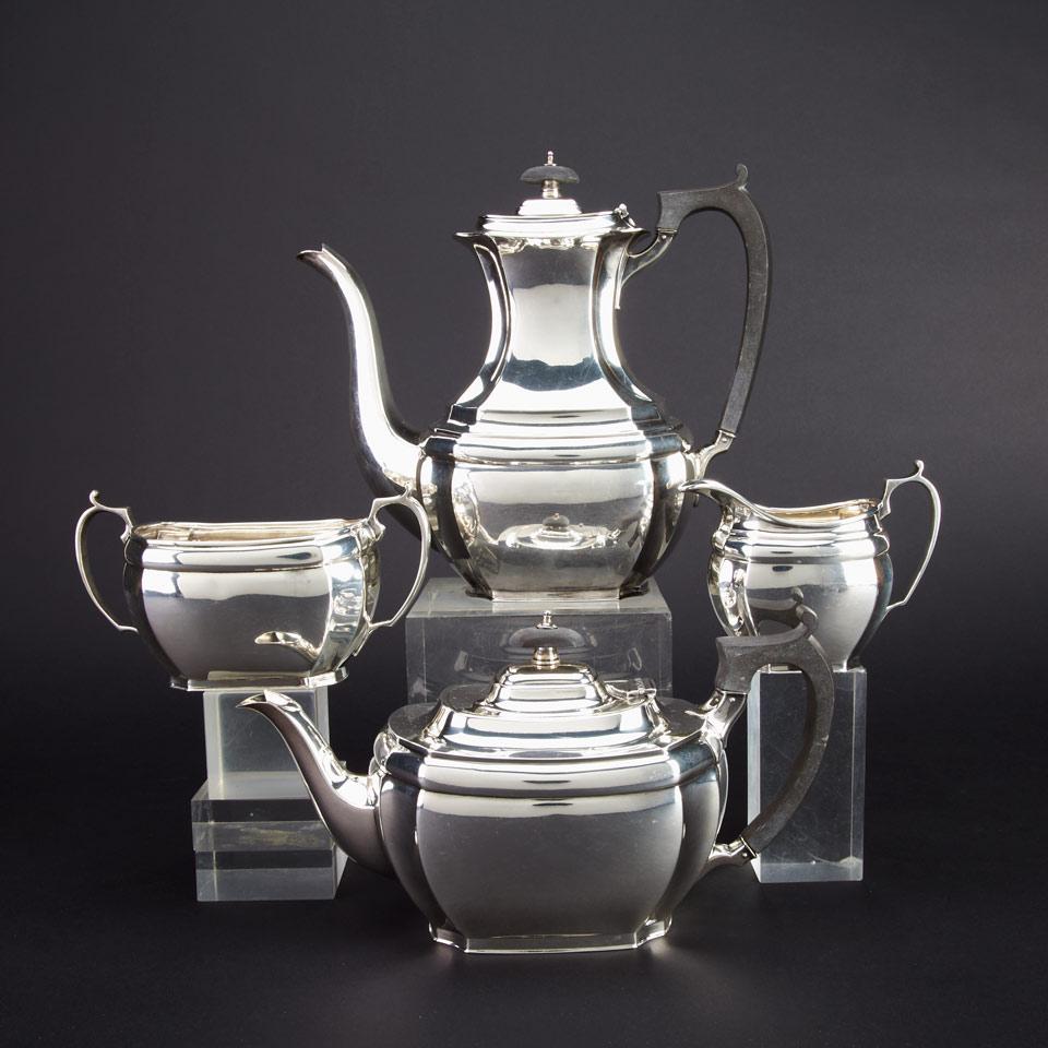 English Silver Tea and Coffee Service, Harrison Brothers & Howson, Sheffield, 1944