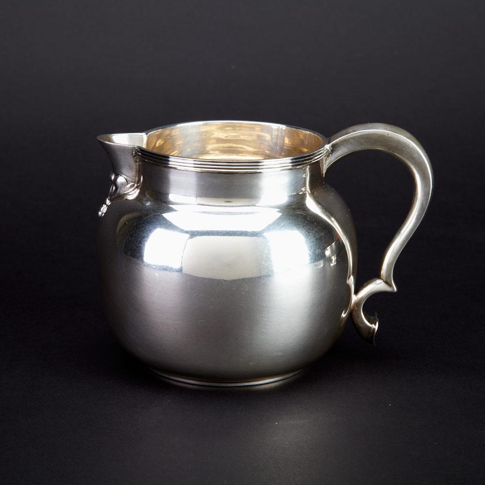 Canadian Silver Water Jug, Henry Birks & Sons, Montreal, Que., 1945