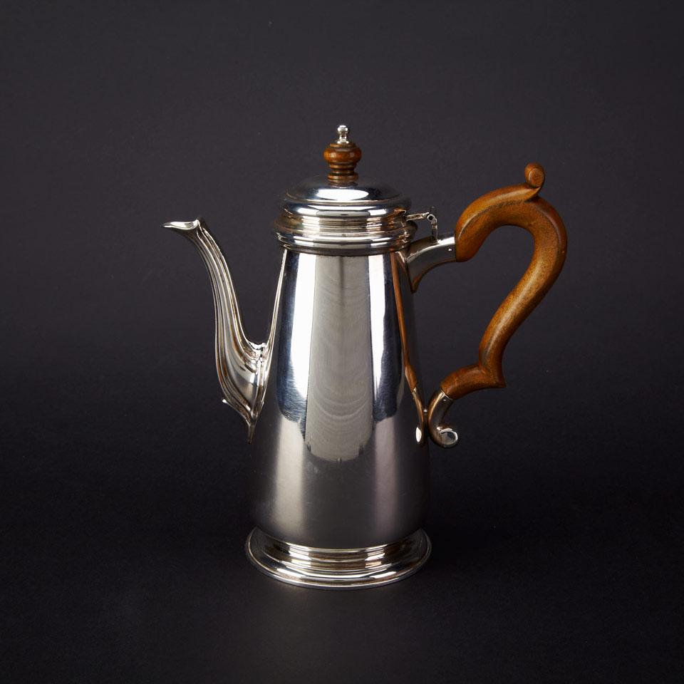 American Silver Coffee Pot, Tiffany & Co., New York, N.Y., 20th century