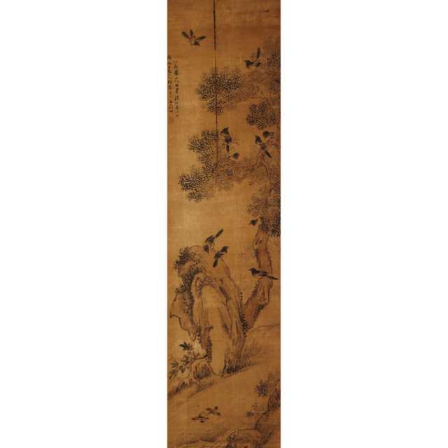 Set of Four Painting Scrolls