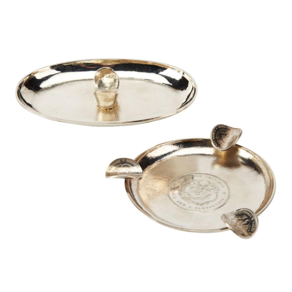 Two Export Silver Cigar Holders, Early 20th Century