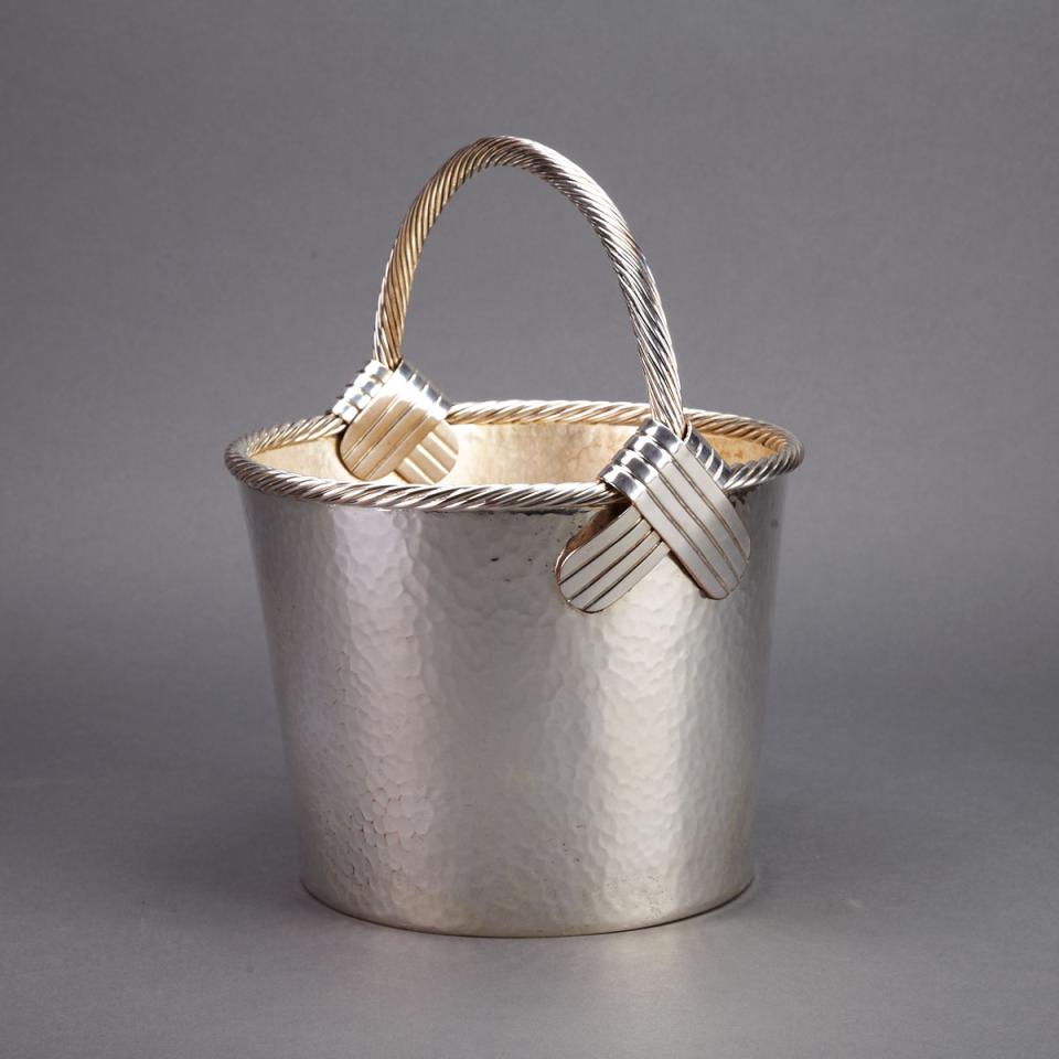 Mexican Silver Plated Wine Cooler, mid-20th century