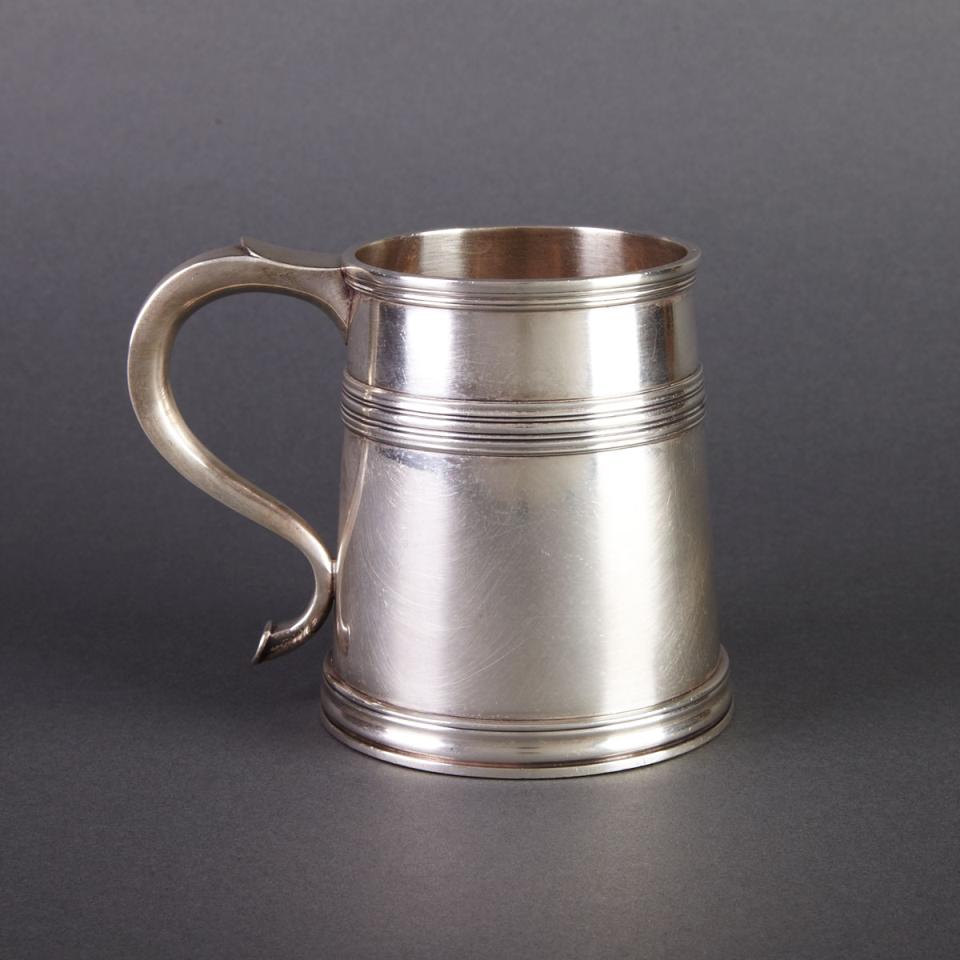 English Silver Pint Mug, Goldsmiths & Silversmiths Co., London, 1935