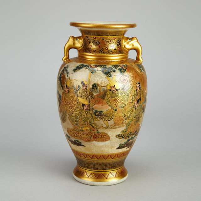 Satsuma Cabinet Vase, Early 20th Century
