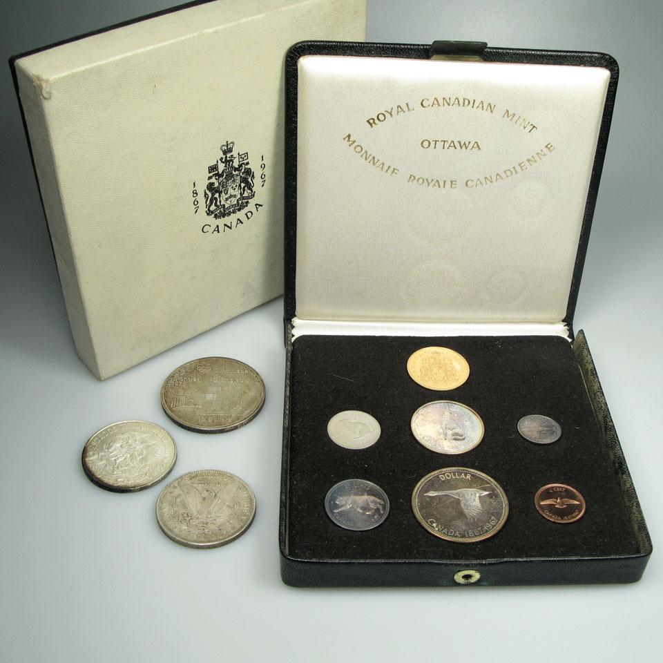 2 Canadian 1967 Coin Sets