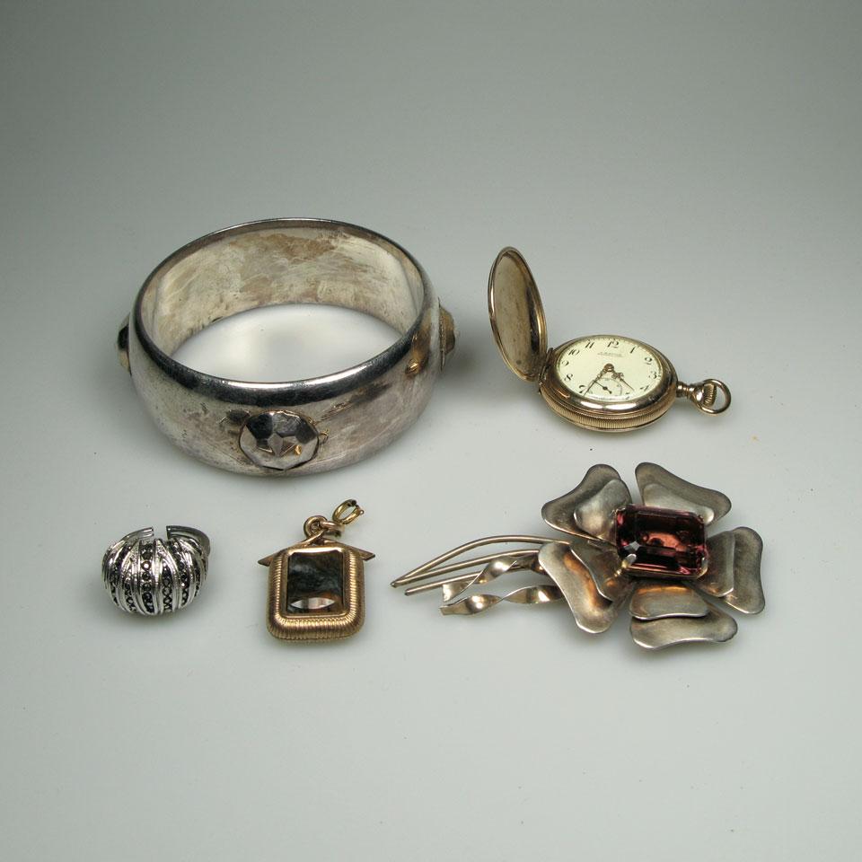 Small Quantity Of Silver, Costume & Gold-Filled Jewellery