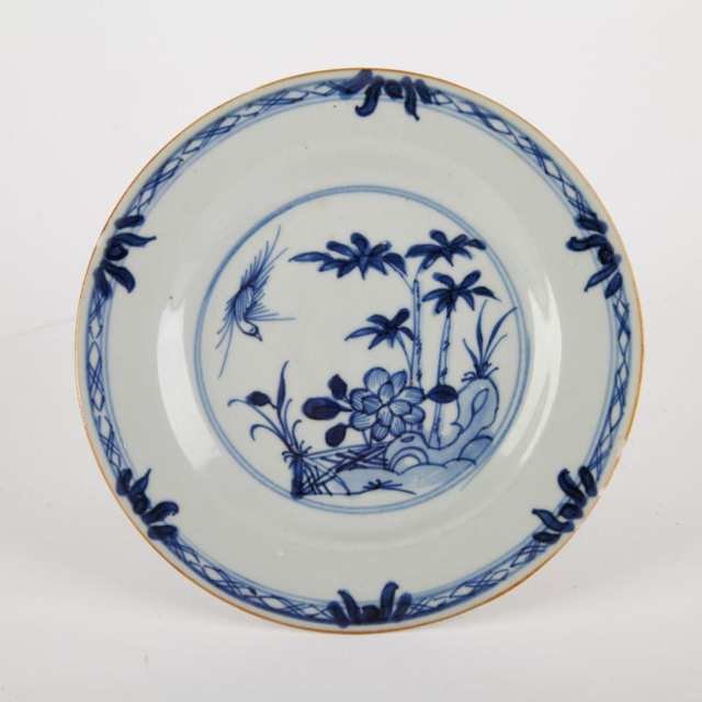Five Export Blue and White Dishes, Kangxi Period (1662-1722)