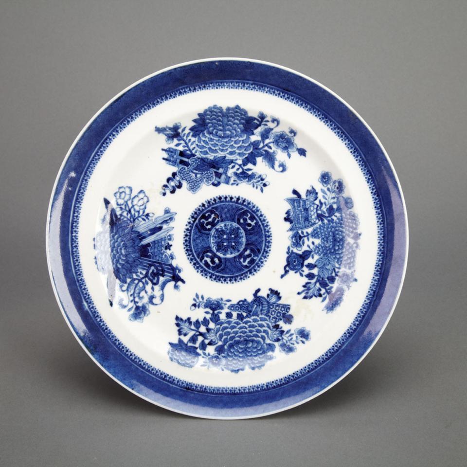 Chinese Export ‘Fitzhugh’ Plate, 19th Century