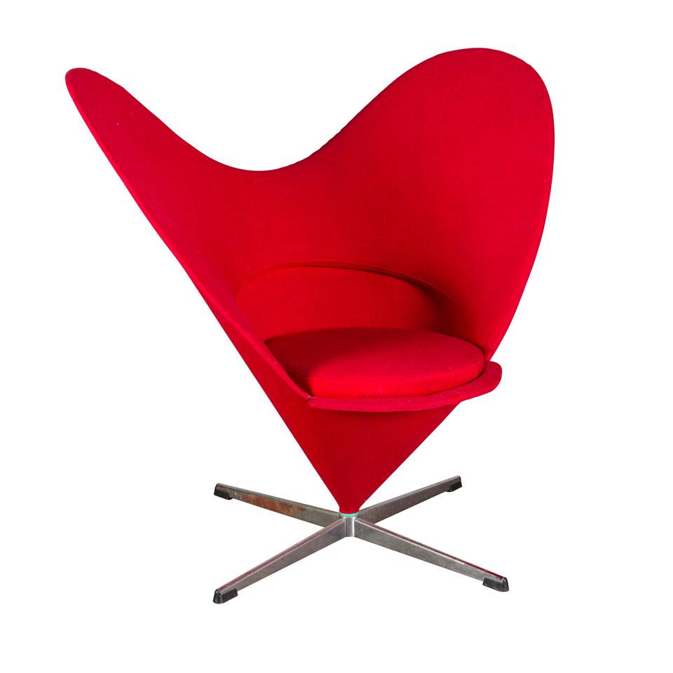 Verner Panton Heart Chair,