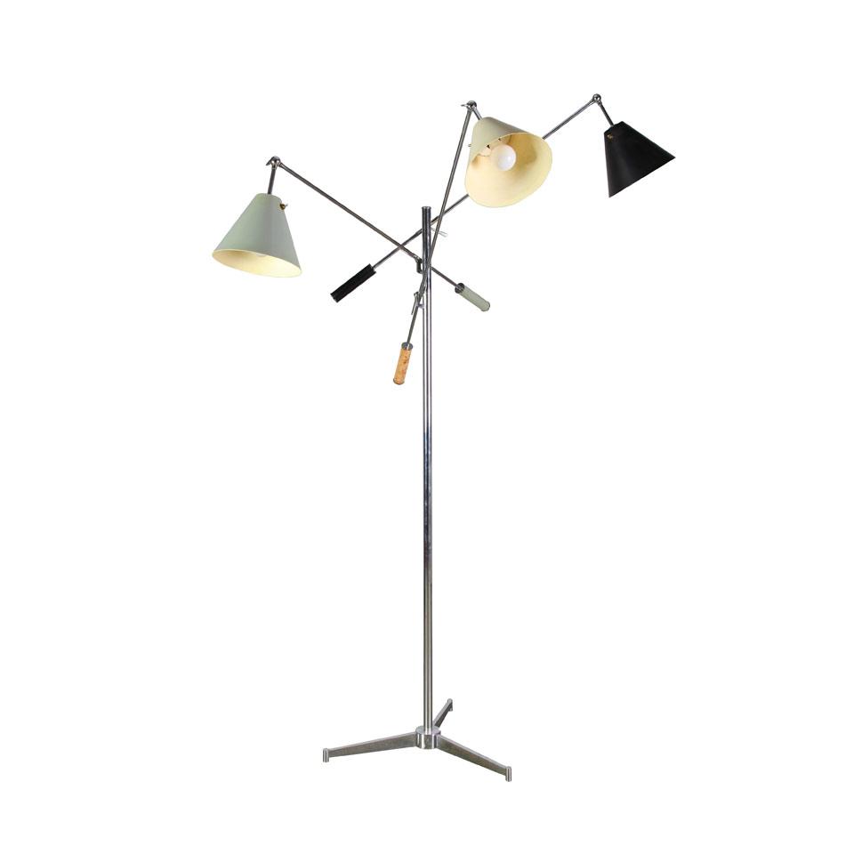 Gino Sarfatti Triennale Floor Lamp,