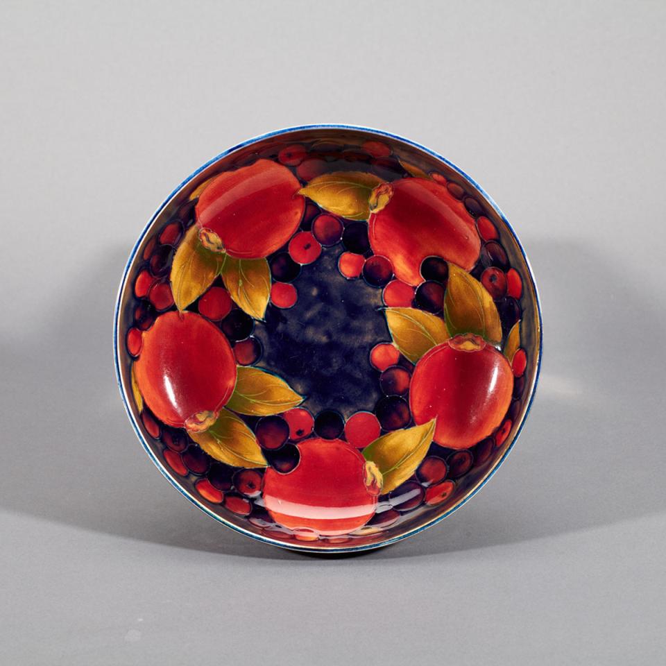Moorcroft Pomegranate Footed Bowl, for Liberty & Co., c.1920-25