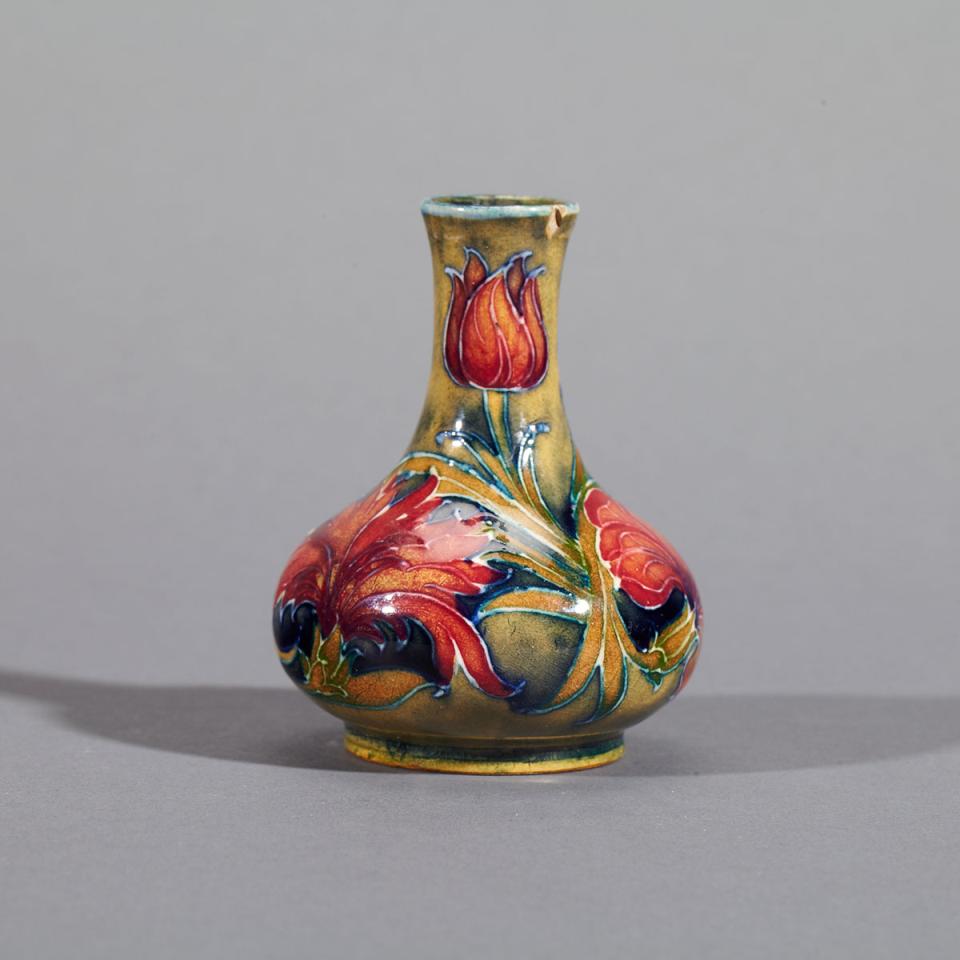 Moorcroft Miniature Spanish Vase, c.1914-16