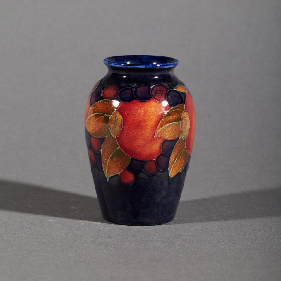 Moorcroft Pomegranate Small Vase, c.1920-25