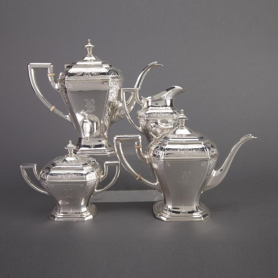 American Silver Tea and Coffee Service, Reed & Barton, Taunton, Mass., 20th century