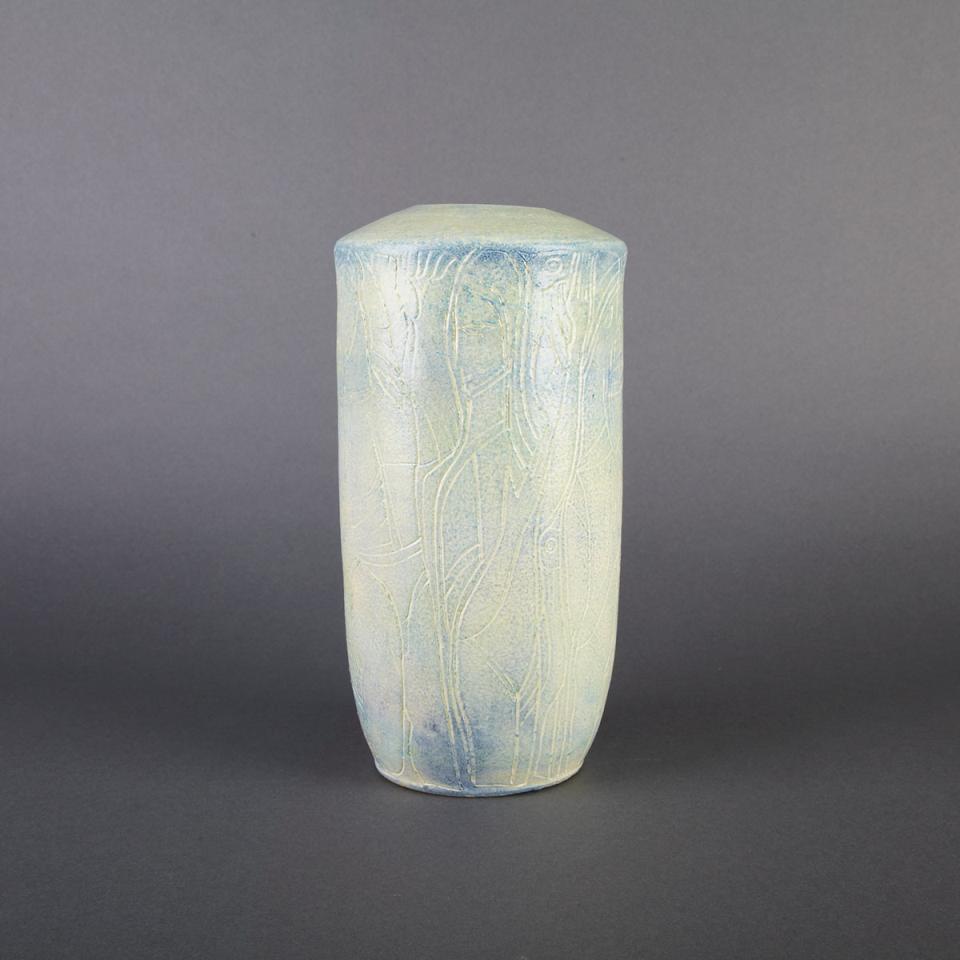 Brooklin Pottery Vase, Theo and Susan Harlander, mid-20th century