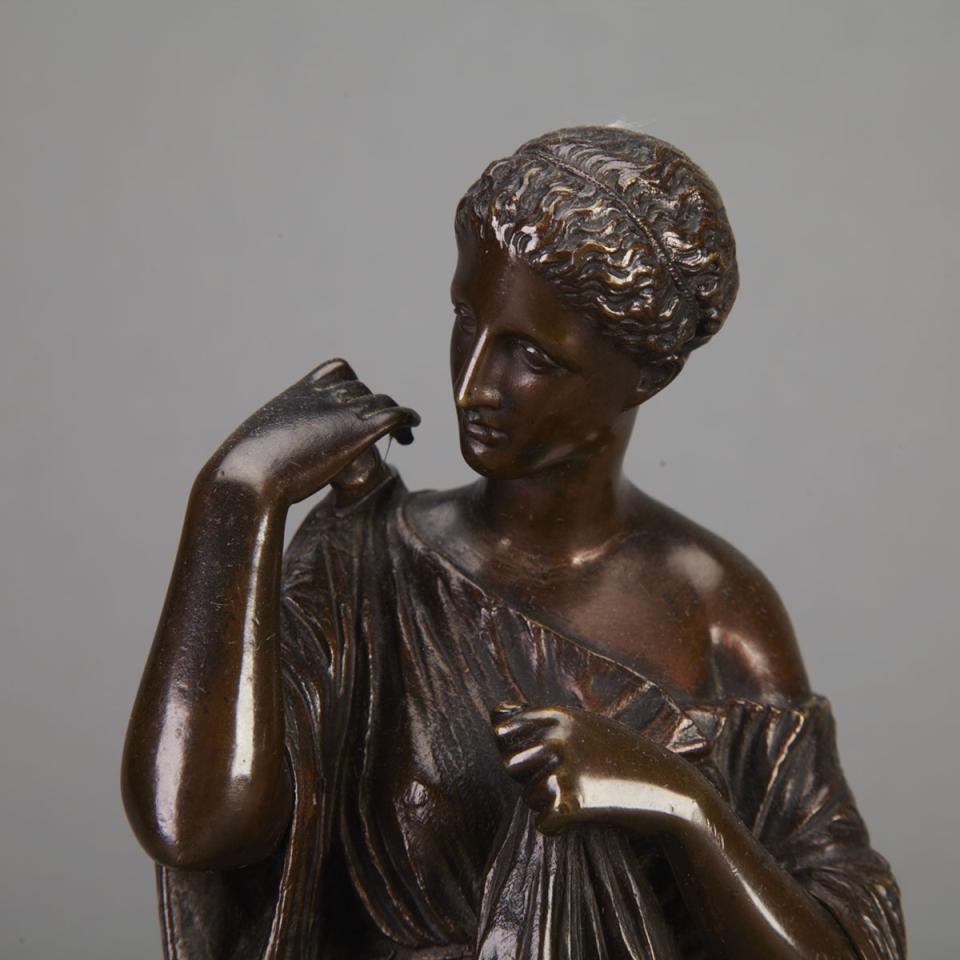 After the Ancient Neapolitan Bronze Reduction of the Diane de Gabies, 19th century
