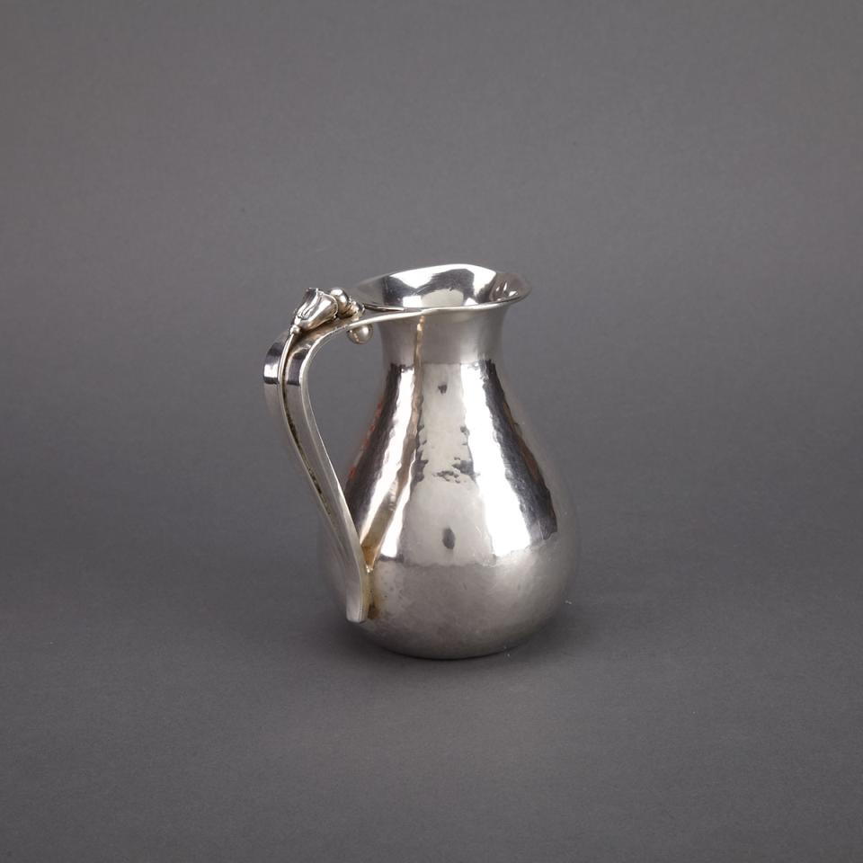 Canadian Silver Jug, Carl Poul Petersen, Montreal, Que., mid-20th century