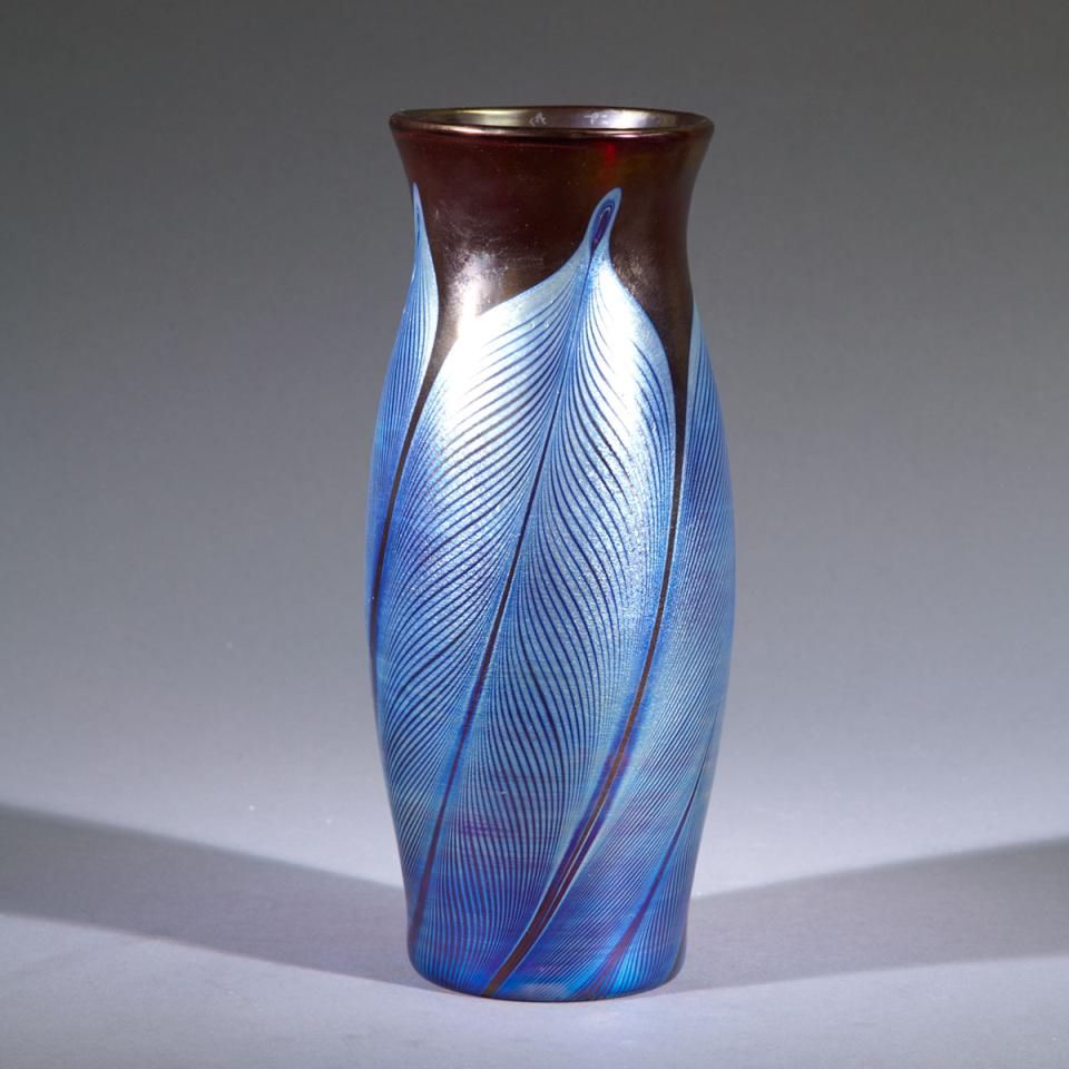 Loetz Phanomen Iridescent Glass Vase, c.1900