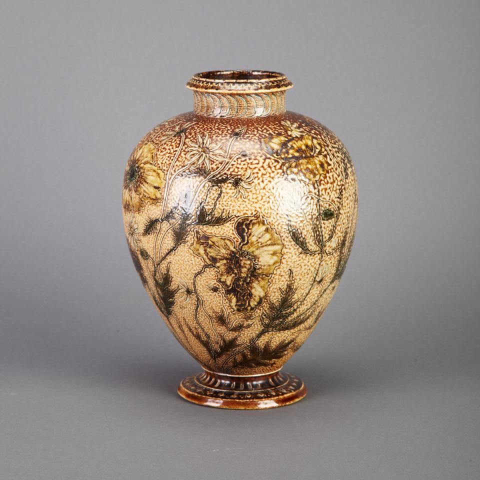 Martin Brothers Stoneware Vase, 1899