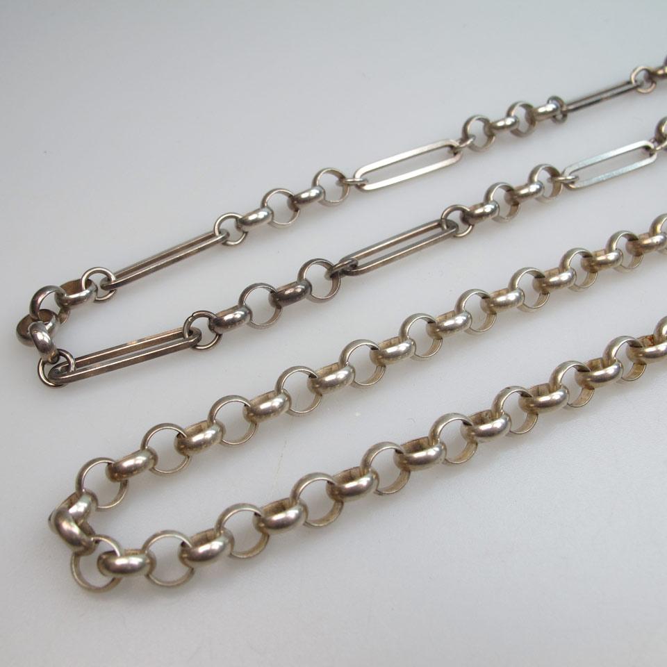Two Finnish Sterling Silver Chains