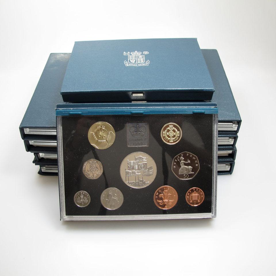 34 Various United Kingdom Proof Coin Sets