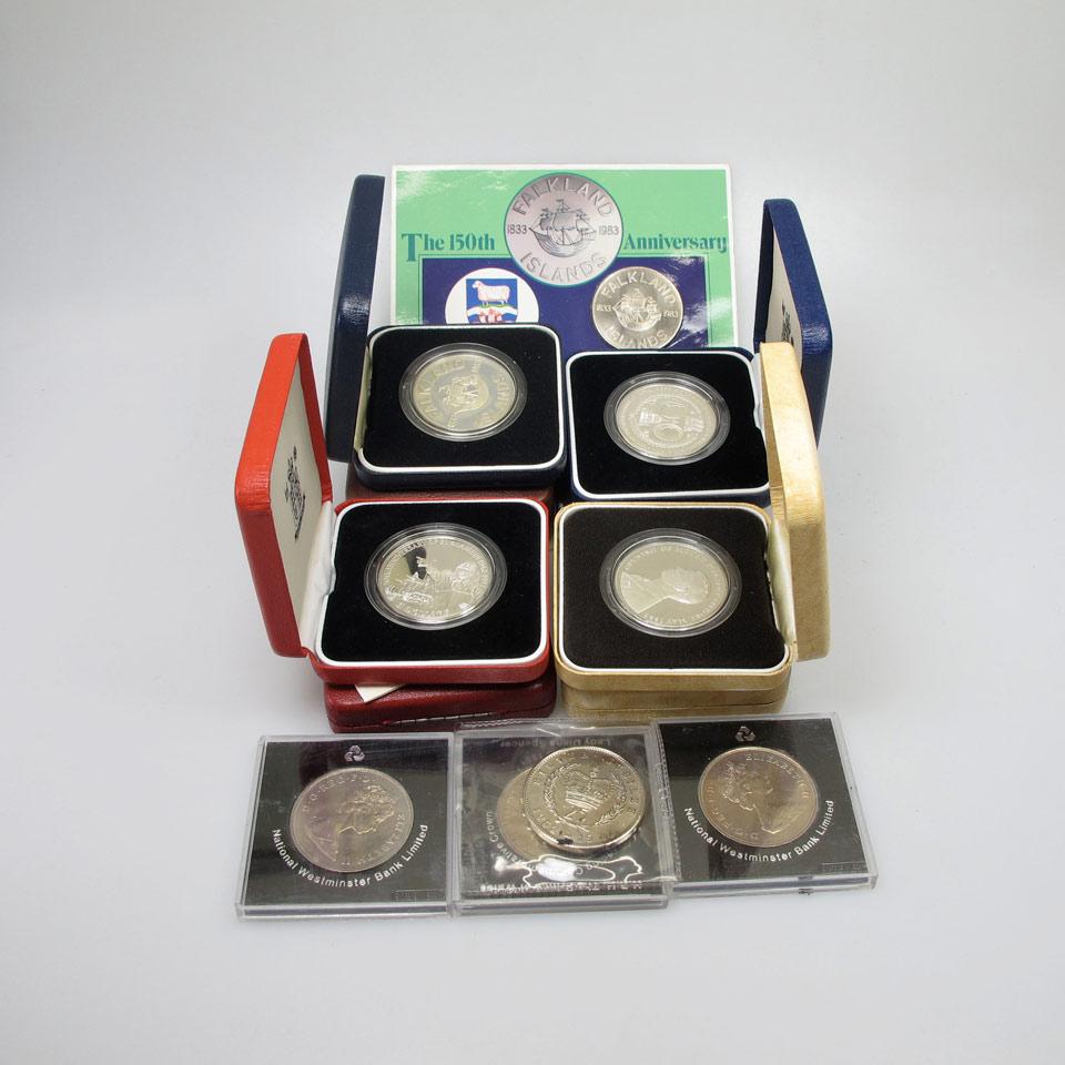 Quantity Of Silver And Nickel Coins And Commemoratives