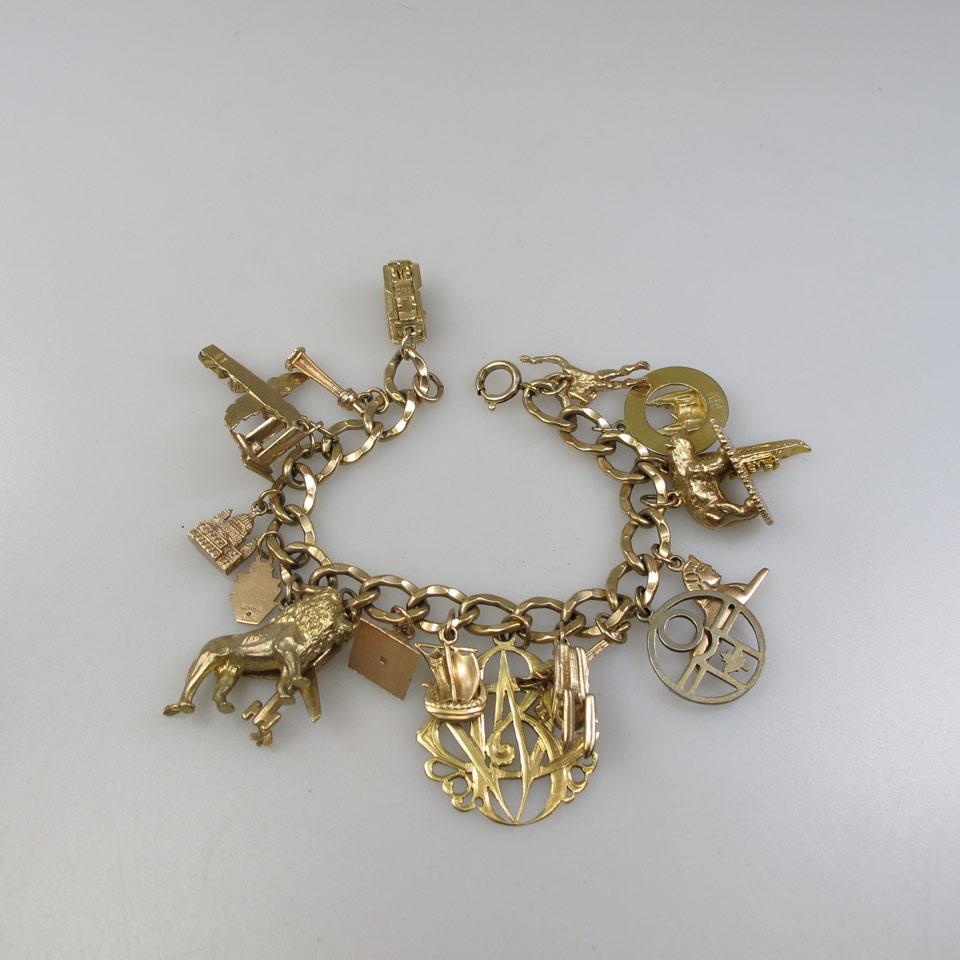 Gold-Filled Charm Bracelet