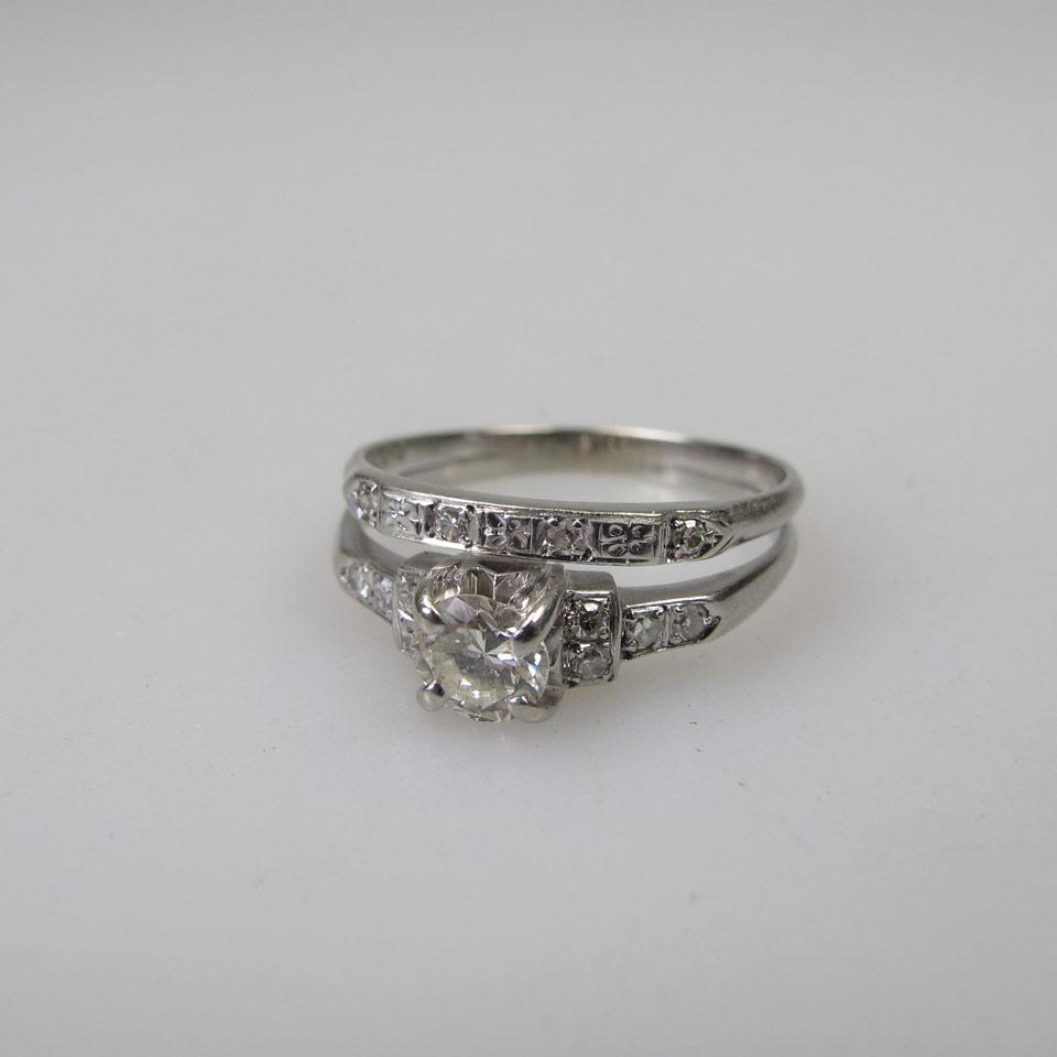 18k White Gold Two-Part Ring