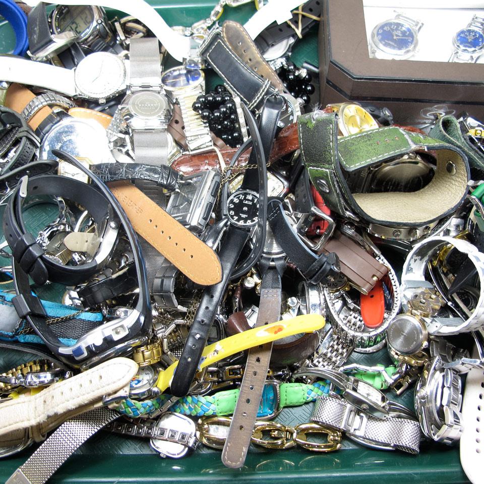 Large Quantity Of Various Wristwatches